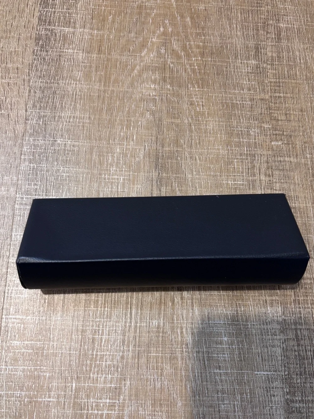 Warby Parker Glasses Case Midnight Navy Faux Leather Eyewear Sunglasses Travel